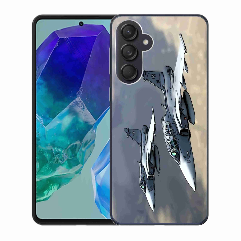 Zselés borítás mmCase Samsung Galaxy M55 5G - vadászgépek számára
