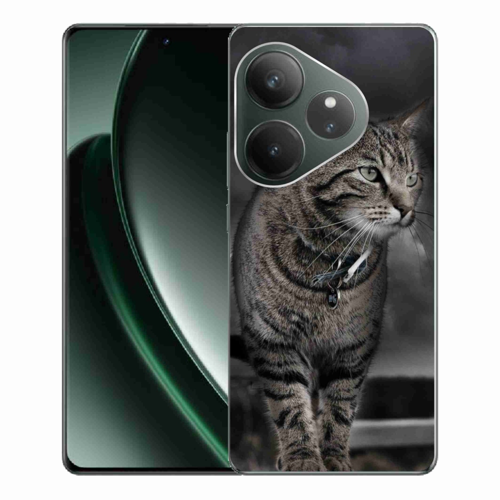 Zselés borítás mmCase a Realme GT 6 5G/GT 6T 5G számára - cat