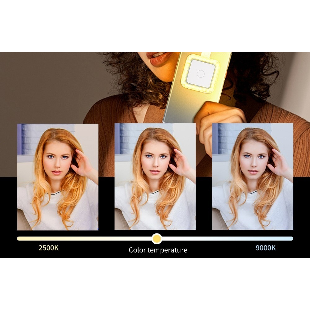 V18 mágneses LED mobiltelefon-világítás - fehér