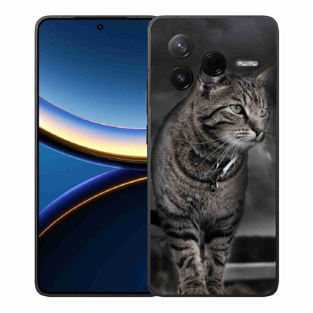 Gél borítás mmCase a Xiaomi Poco F7 Pro számára - macska