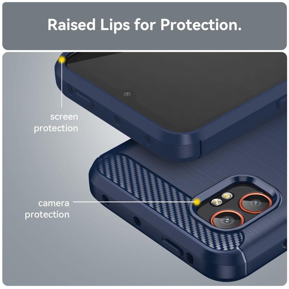 Szénálló zselés tok Samsung Galaxy Xcover 7 Pro készülékhez - kék