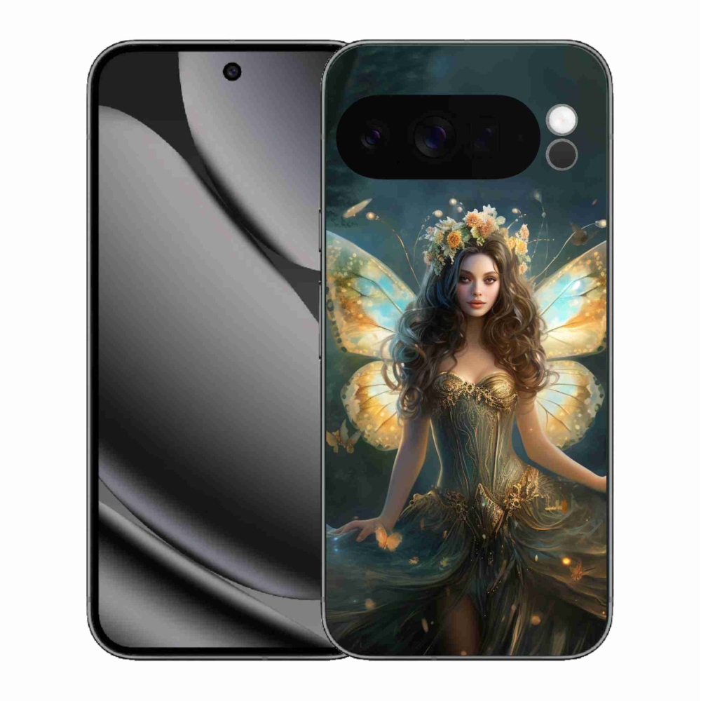 Zselés borítás mmCase a Google Pixel 10 Pro XL-hez - pillangó nő