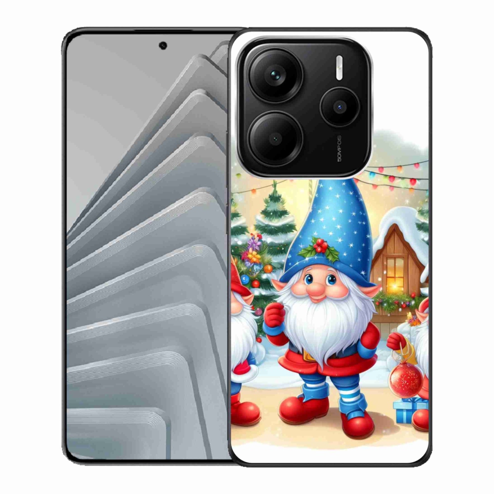 Gél borítás mmCase a Xiaomi Redmi Note 14 5G számára - karácsonyi manók