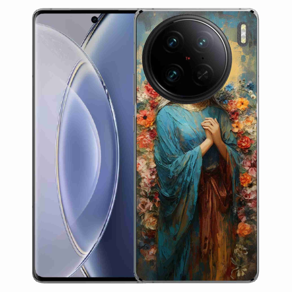 Gél borítás mmCase a Vivo X90 Pro-n - szent nő