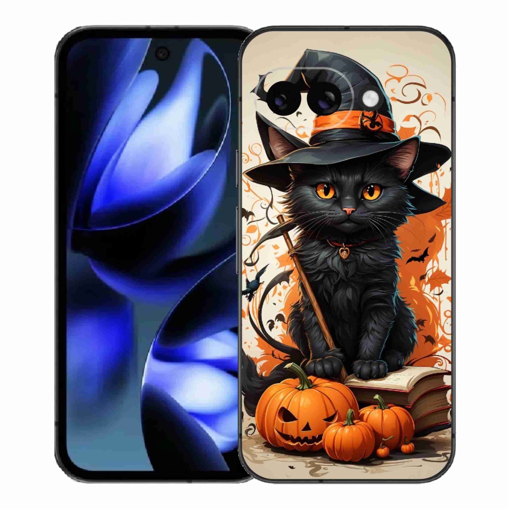 Gél borítás mmCase a Google Pixel 9a számára - macska varázsló