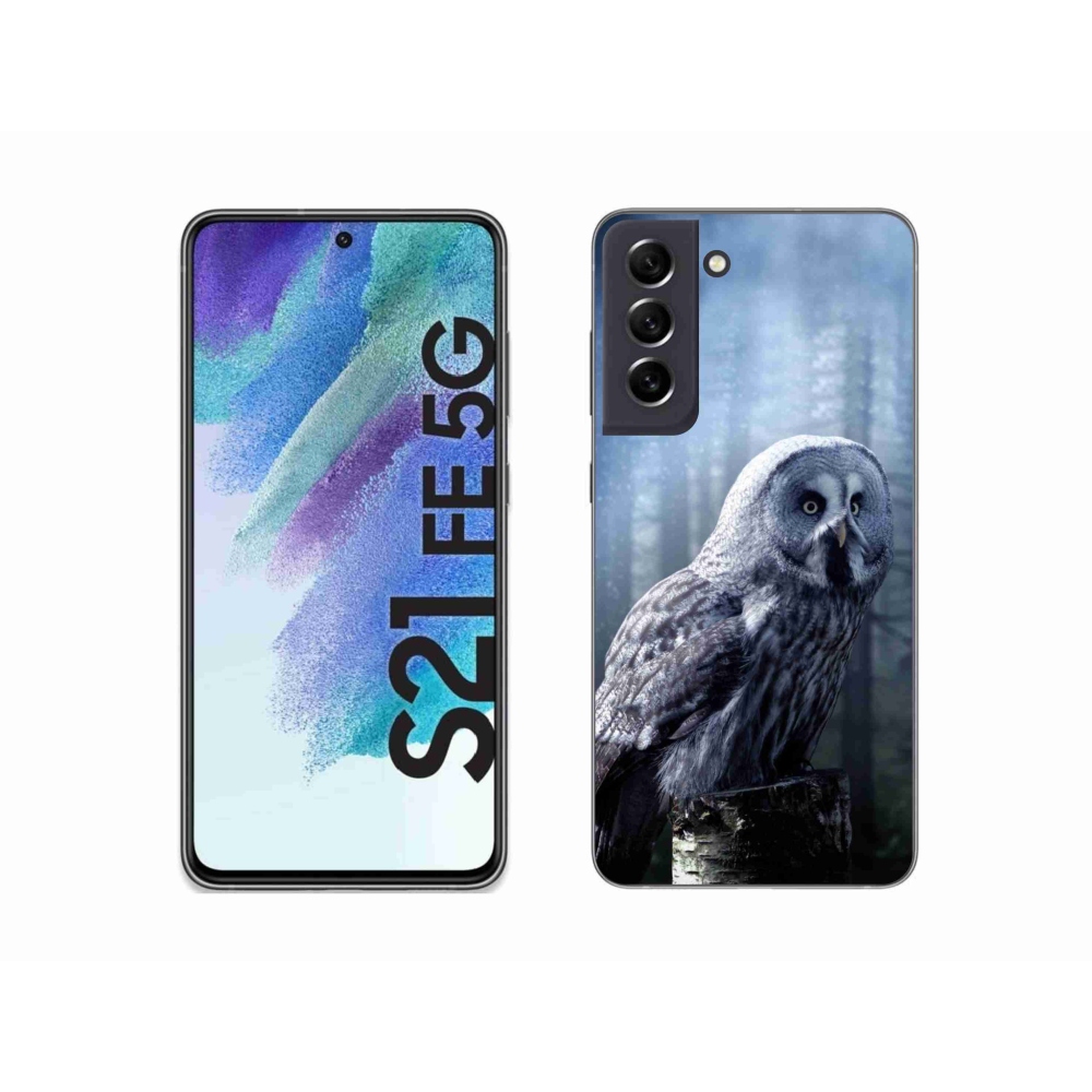 Zselés borítás mmCase Samsung Galaxy S21 FE 5G - bagoly