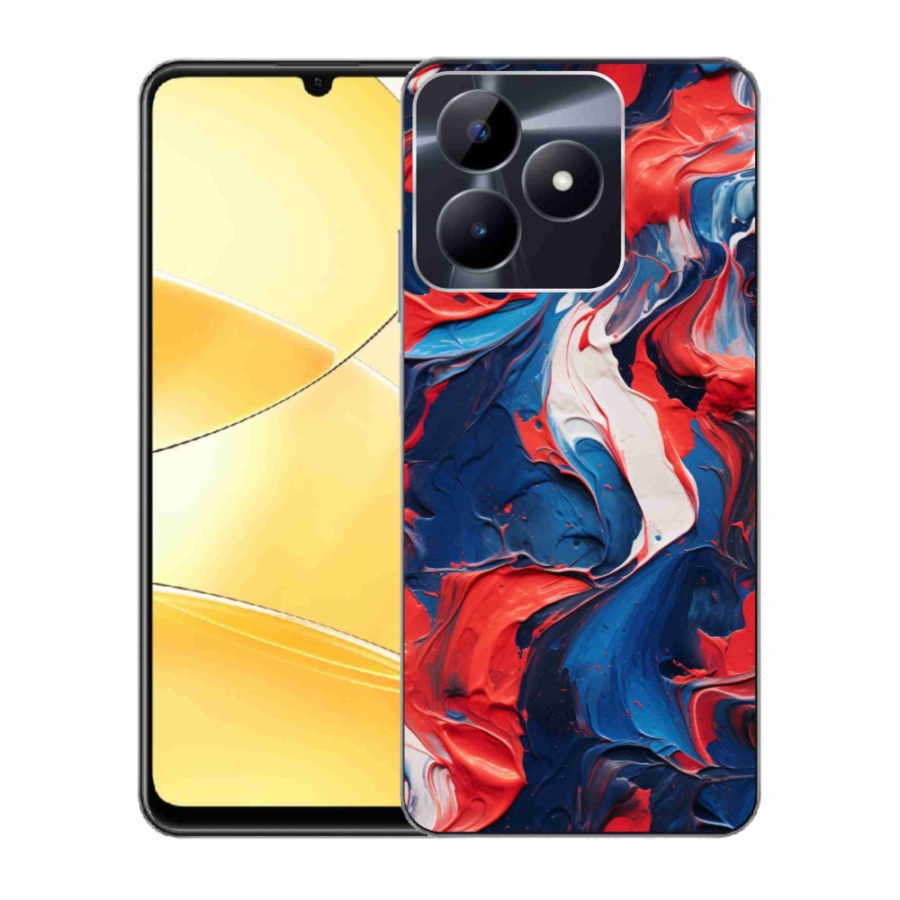 Zselés borító mmCase a Realme C51/C53 készülékhez - absztrakt motívum 7