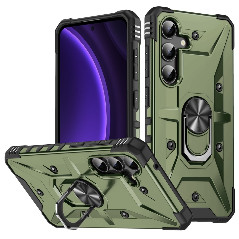 Cseppálló borítás Samsung Galaxy A26 5G készülékhez - sötétzöld