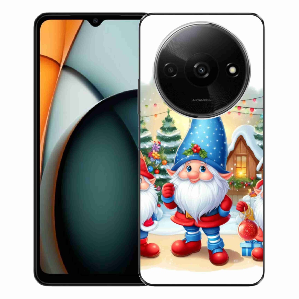 Gél borítás mmCase a Xiaomi Redmi A3-hoz - Karácsonyi manók