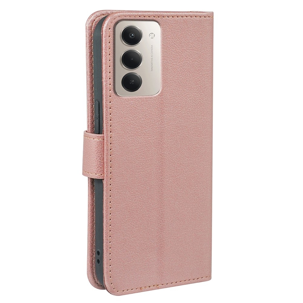 Csatos könyv tok Xiaomi Redmi 15 5G - rózsaarany