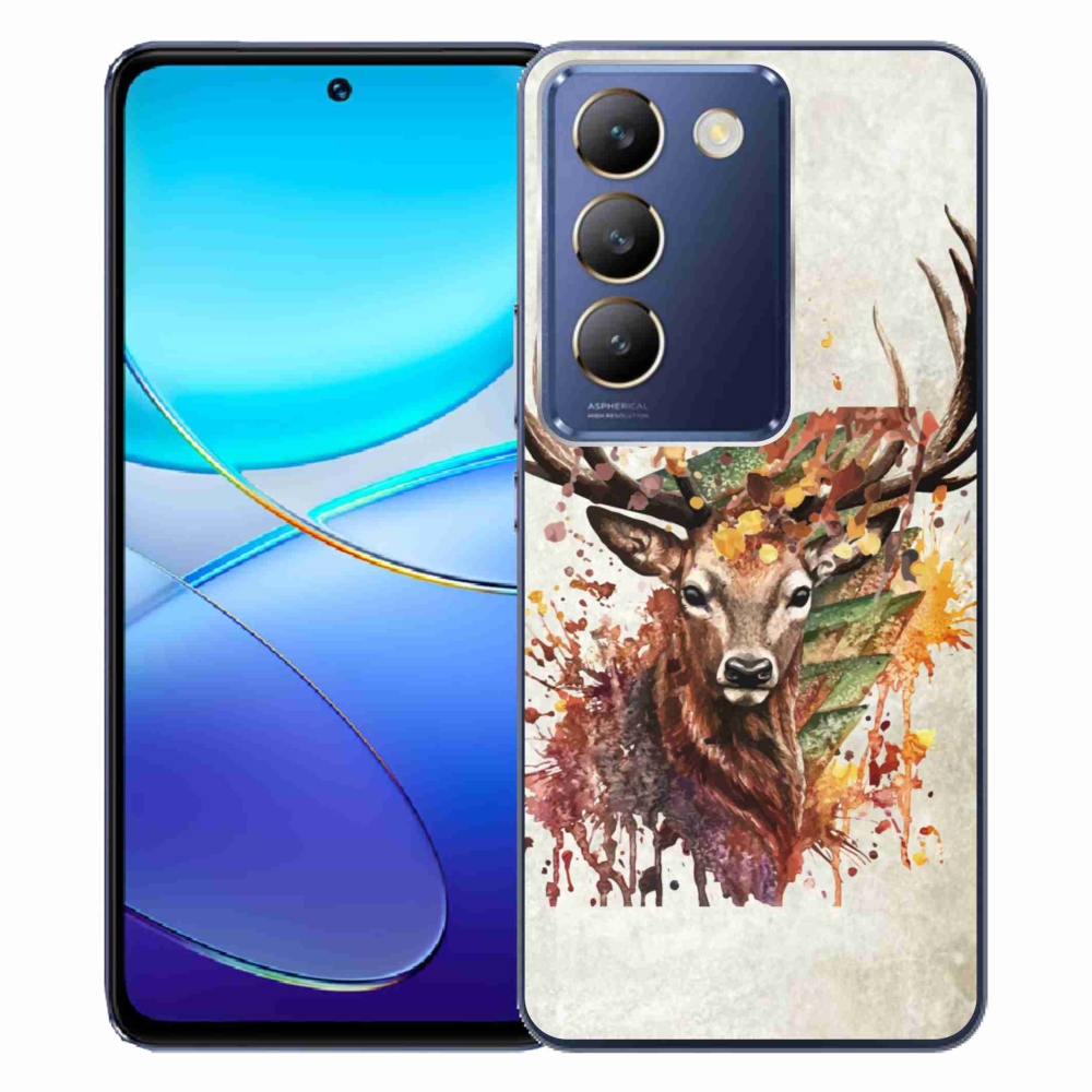 Gél tok mmCase a Vivo V40 SE 4G/5G készülékhez - szarvas 1