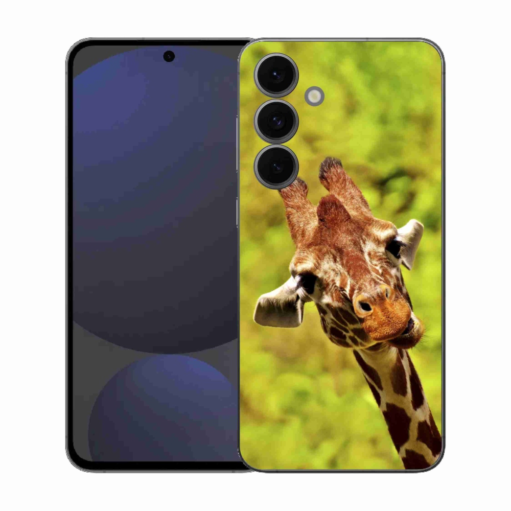 Zselés borítás mmCase Samsung Galaxy S25 FE - zsiráf