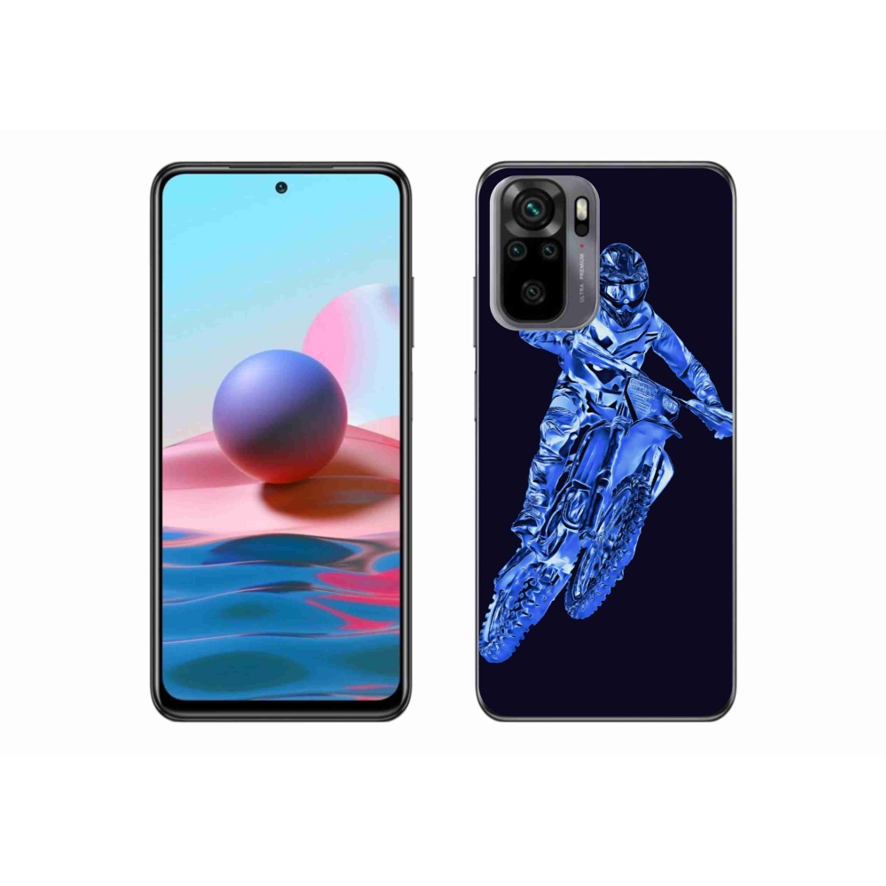 Gél borítás mmCase a Xiaomi Redmi Note 10 4G-hez - motocross 1