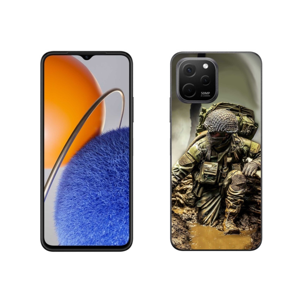 Gél borítás mmCase a Huawei Nova Y61-hez - katona