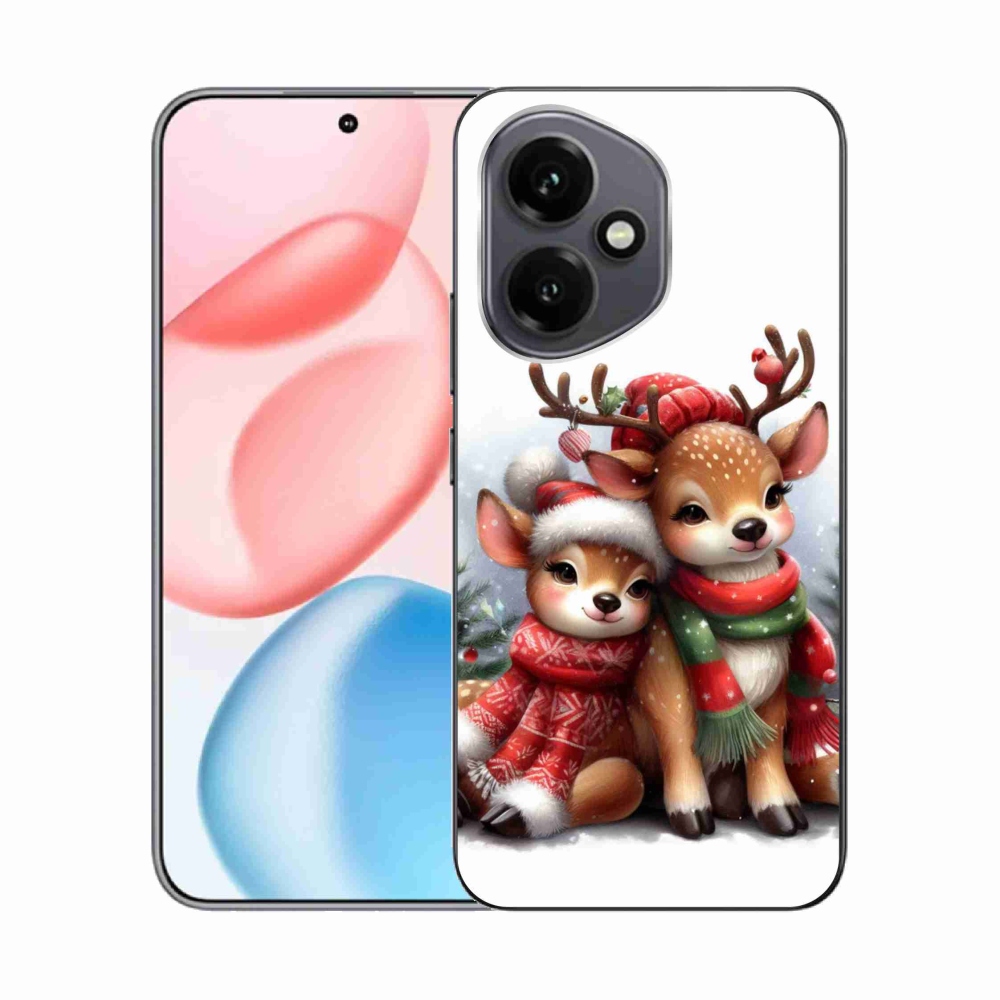 Zselés borító mmCase a Honor 400-hoz - Karácsonyi rénszarvas
