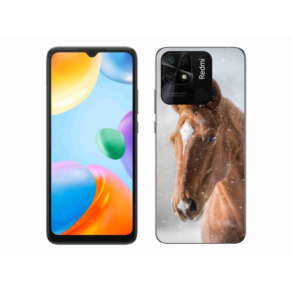 Gél borítás mmCase a Xiaomi Redmi 10C-hez - barna ló 2