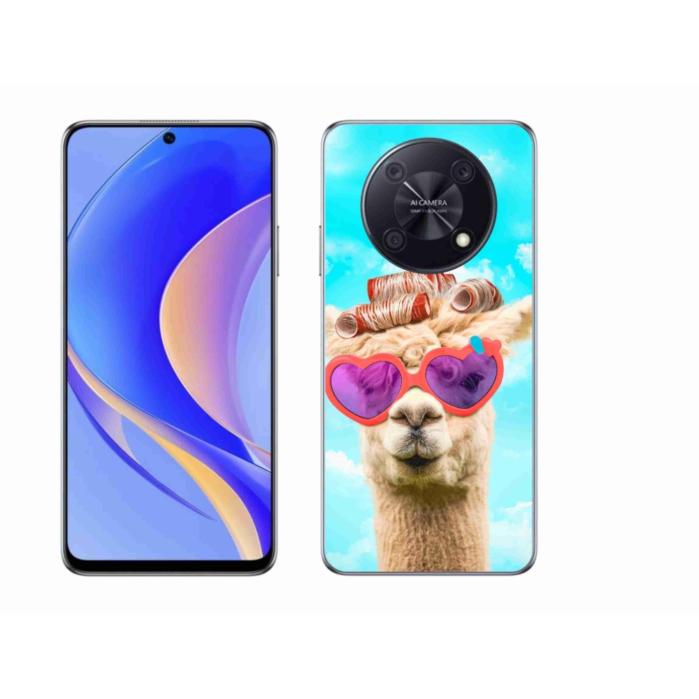 Gél borítás mmCase a Huawei Nova Y90 készülékhez - szemüveges láma