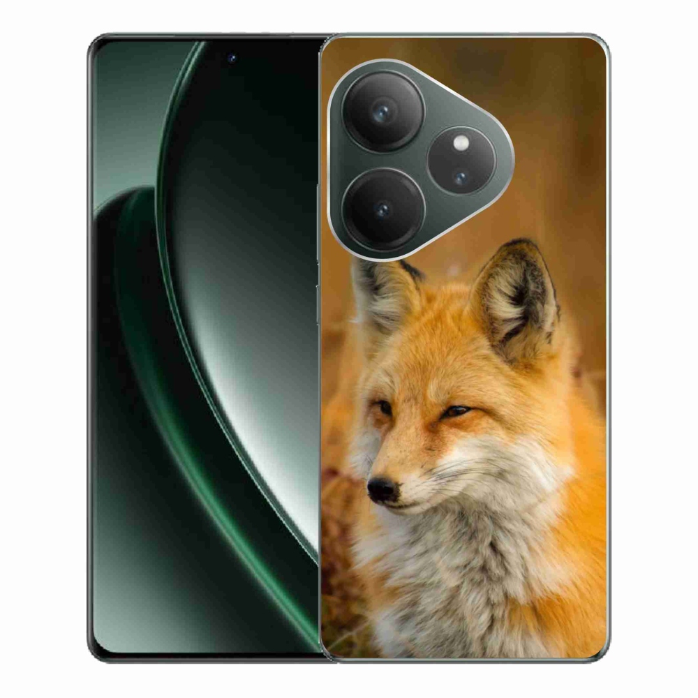 Zselés borítás mmCase a Realme GT 6 5G/GT 6T 5G számára - rókarajz