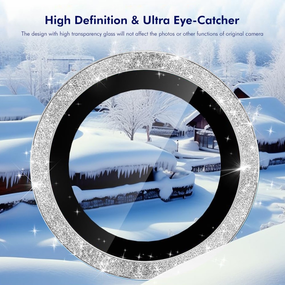 ENK Decor kamera lencse üveg Samsung Galaxy S25 Edge készülékhez (különálló üveg) - ezüst