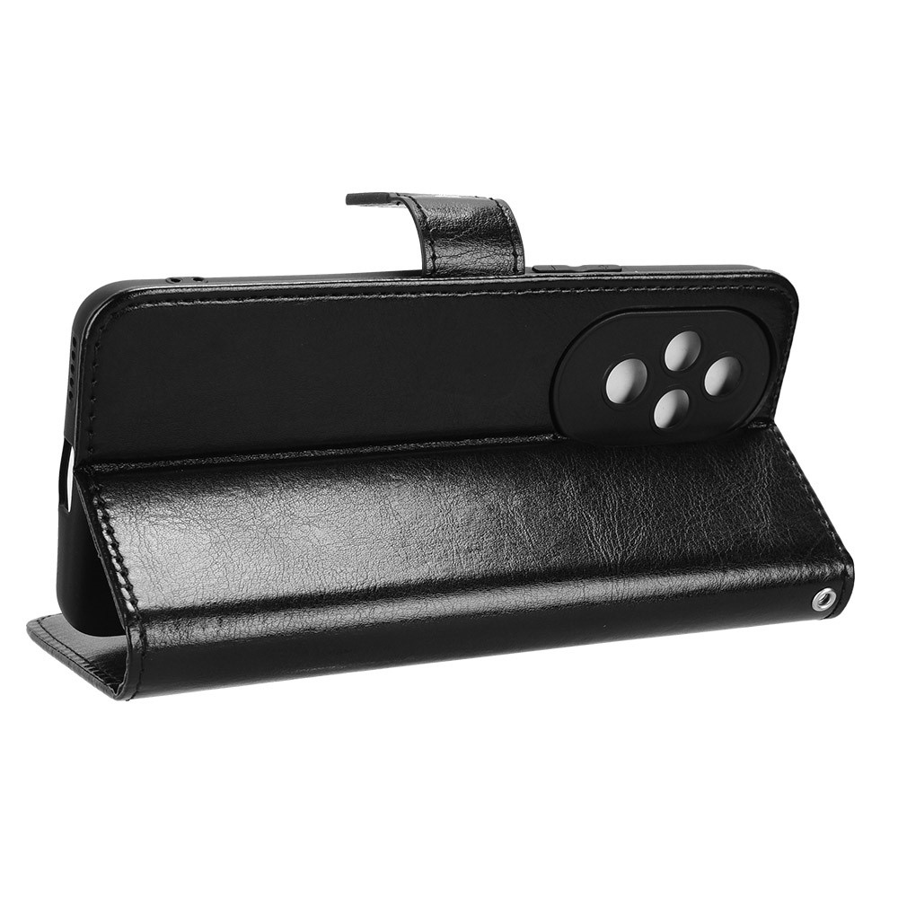 Őrült könyvtáska a Honor 200 5G-hez - fekete