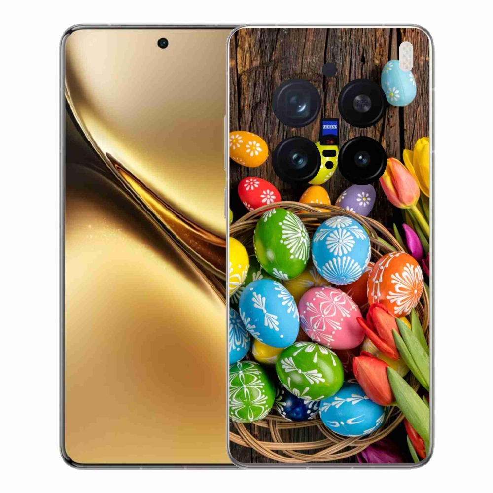 Zselés borítás mmCase a Vivo X200 Pro 5G készülékhez - Húsvéti tojás