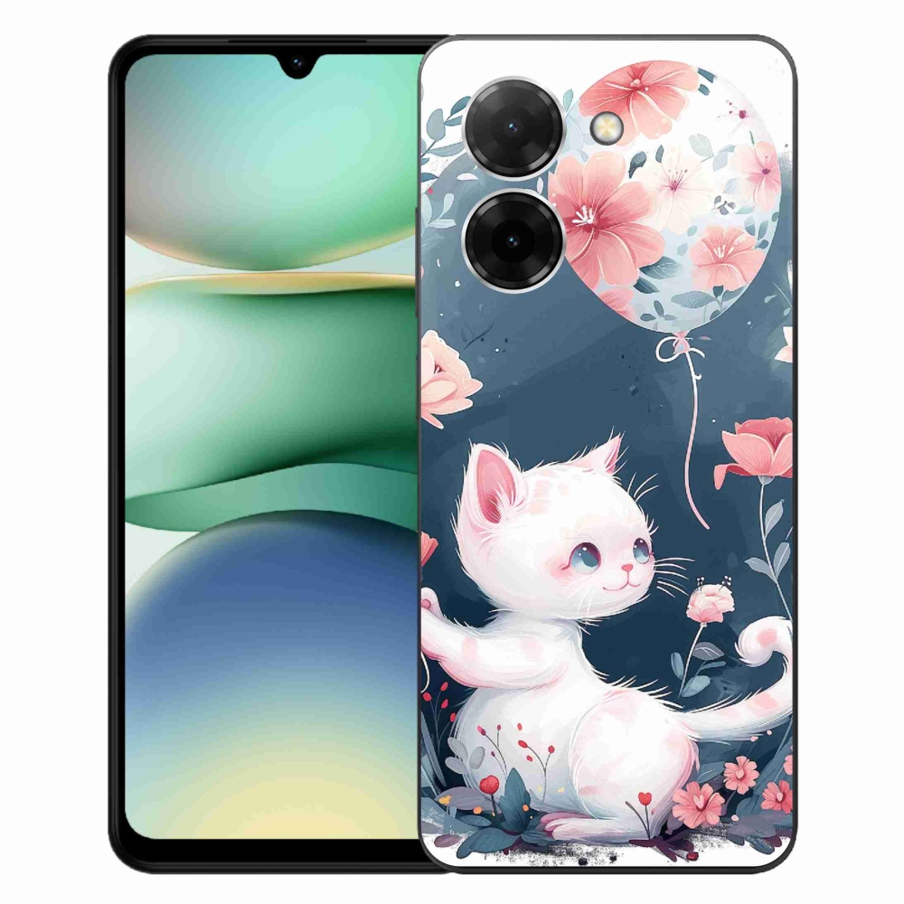 Gél borítás mmCase a Xiaomi Redmi A5 (173.45x79.35x8.45mm) - cica lufival