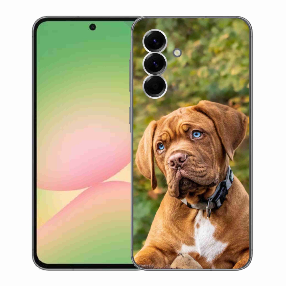 Zselés borítás mmCase Samsung Galaxy A56 5G - kölyökkutyakékhez