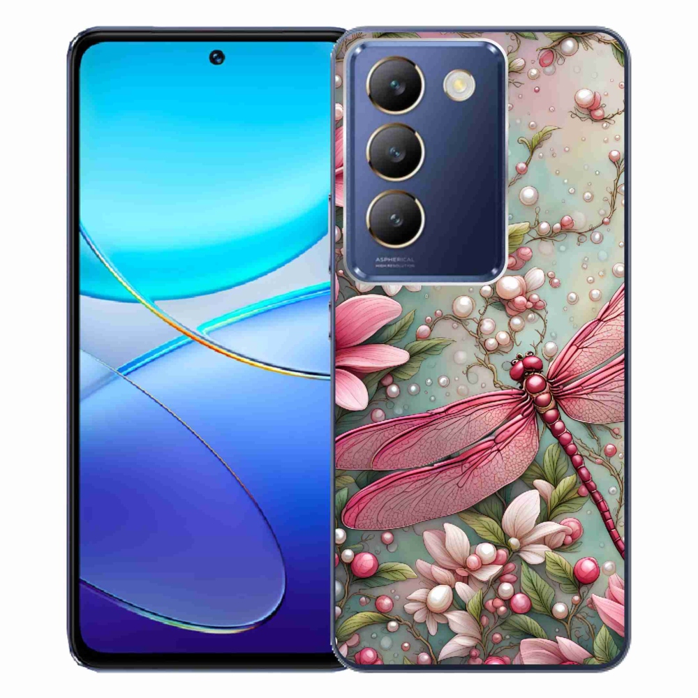 Gél borítás mmCase a Vivo V40 SE 4G/5G készülékhez - szitakötő