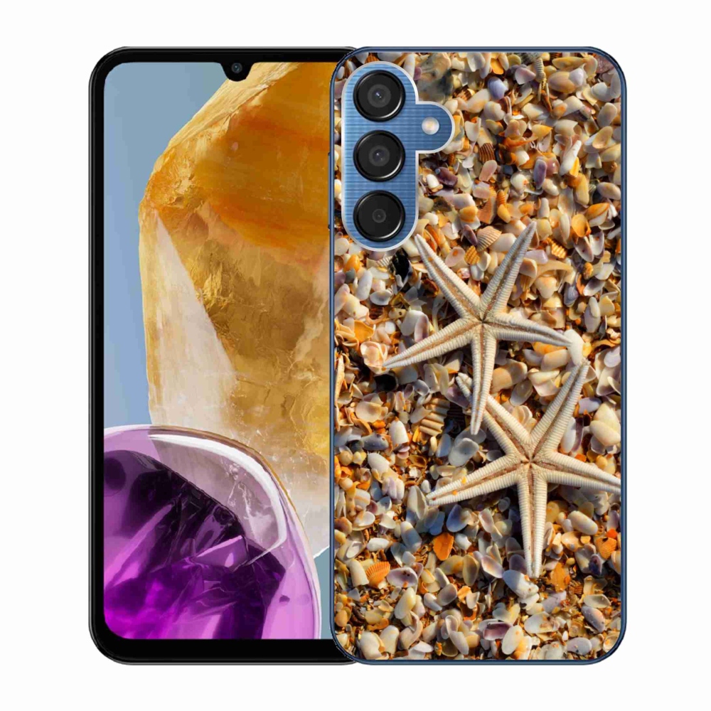 Zselés borítás mmCase Samsung Galaxy M15 5G - tengeri csillaghoz