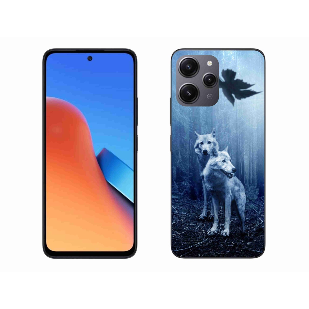 Gél borítás mmCase a Xiaomi Redmi 12-hez - farkasok az erdőben