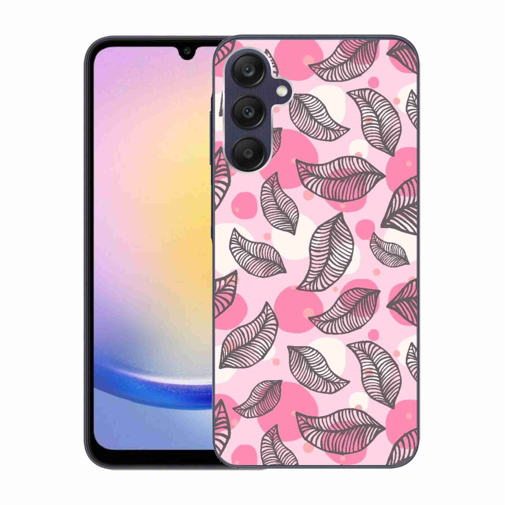 Gél borítás mmCase Samsung Galaxy A25 5G - rajzfilmes hulló levelek
