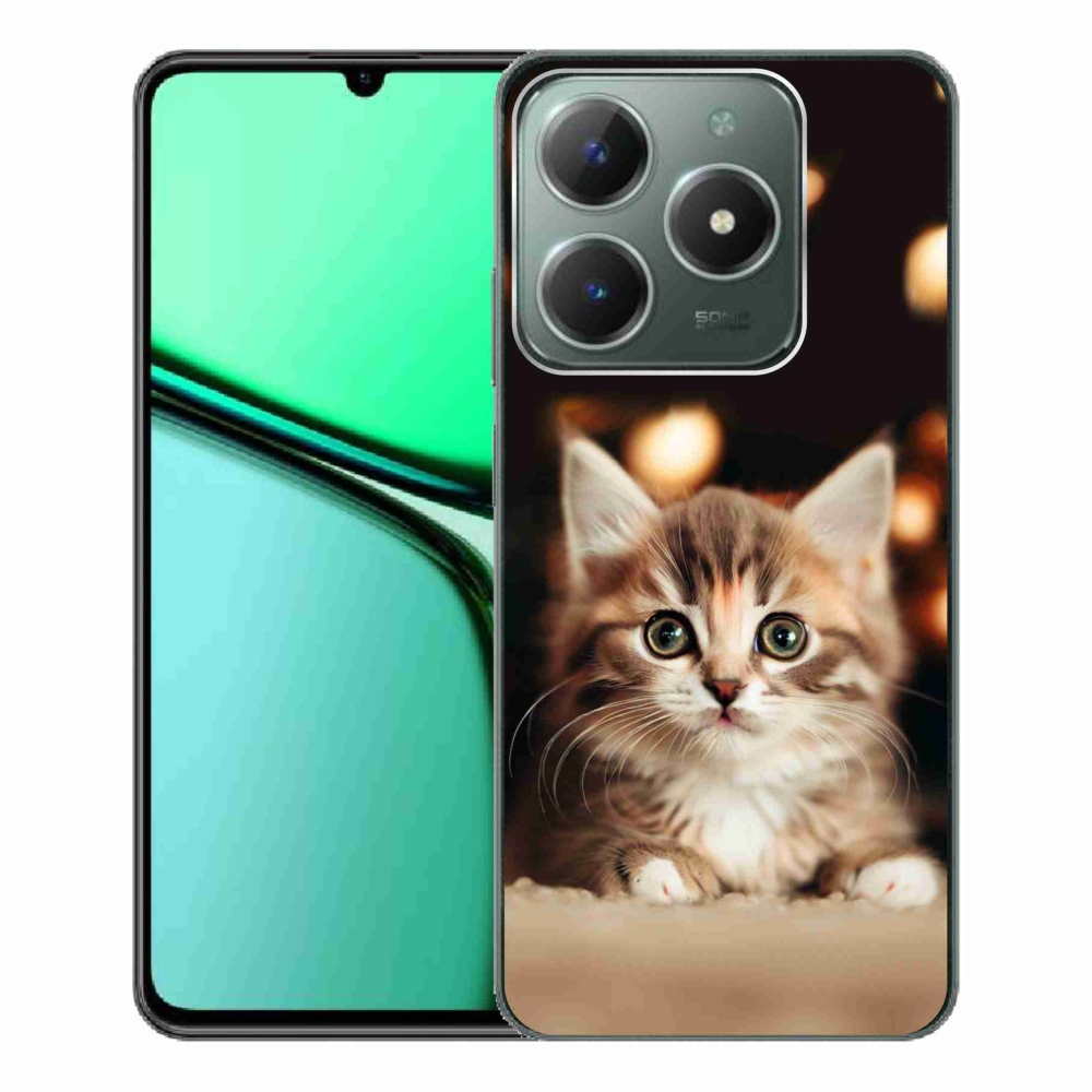 Gél borítás mmCase a Realme C61 készülékhez - aranyos cica 2