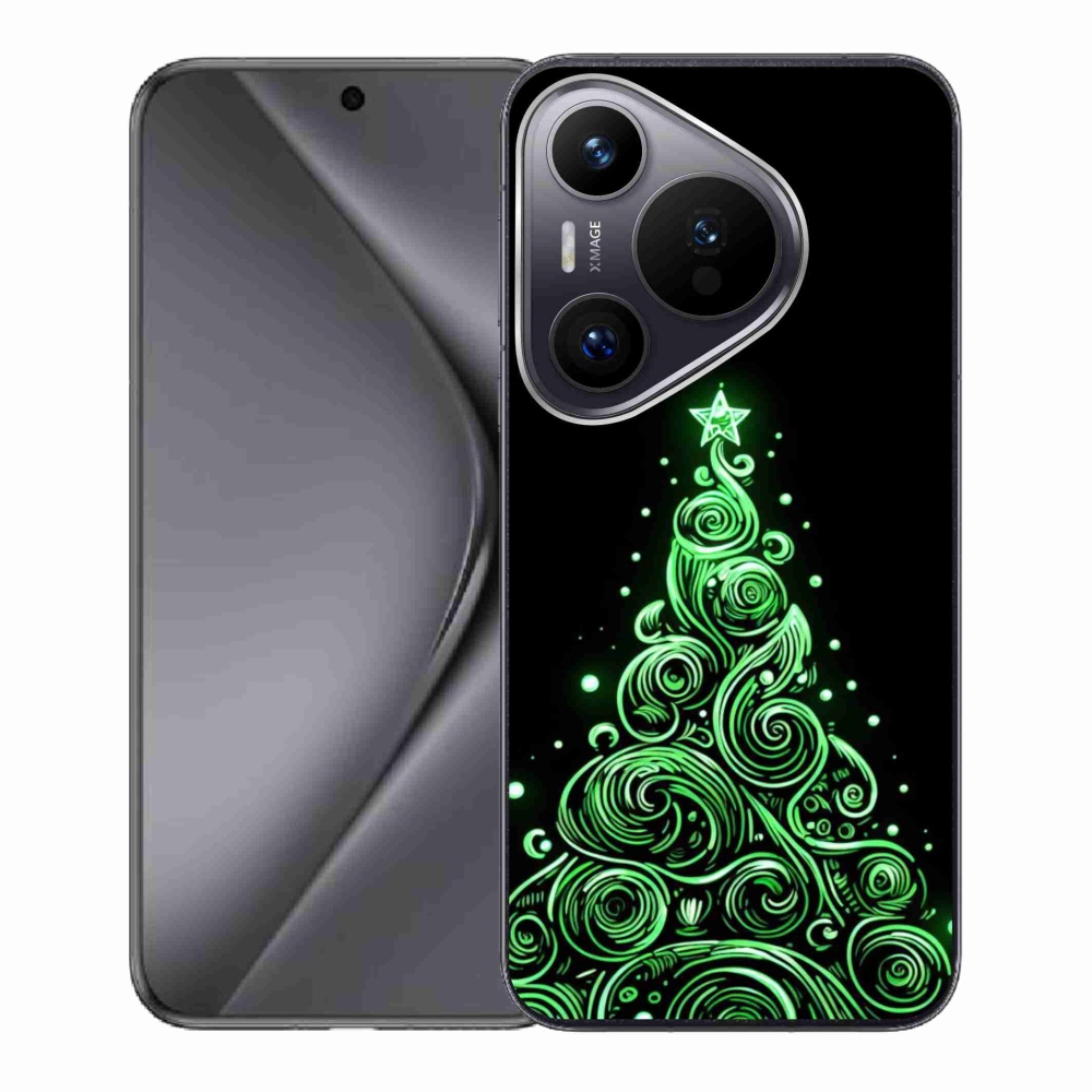 Gél borító mmCase a Huawei Pura 70 - neon karácsonyfa 3