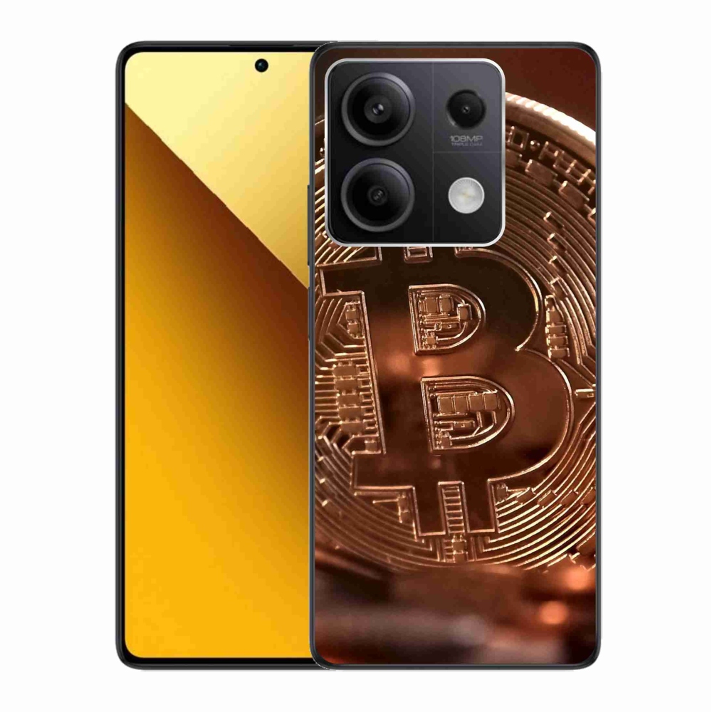Gél borító mmCase a Xiaomi Redmi Note 13 5G számára - bitcoin