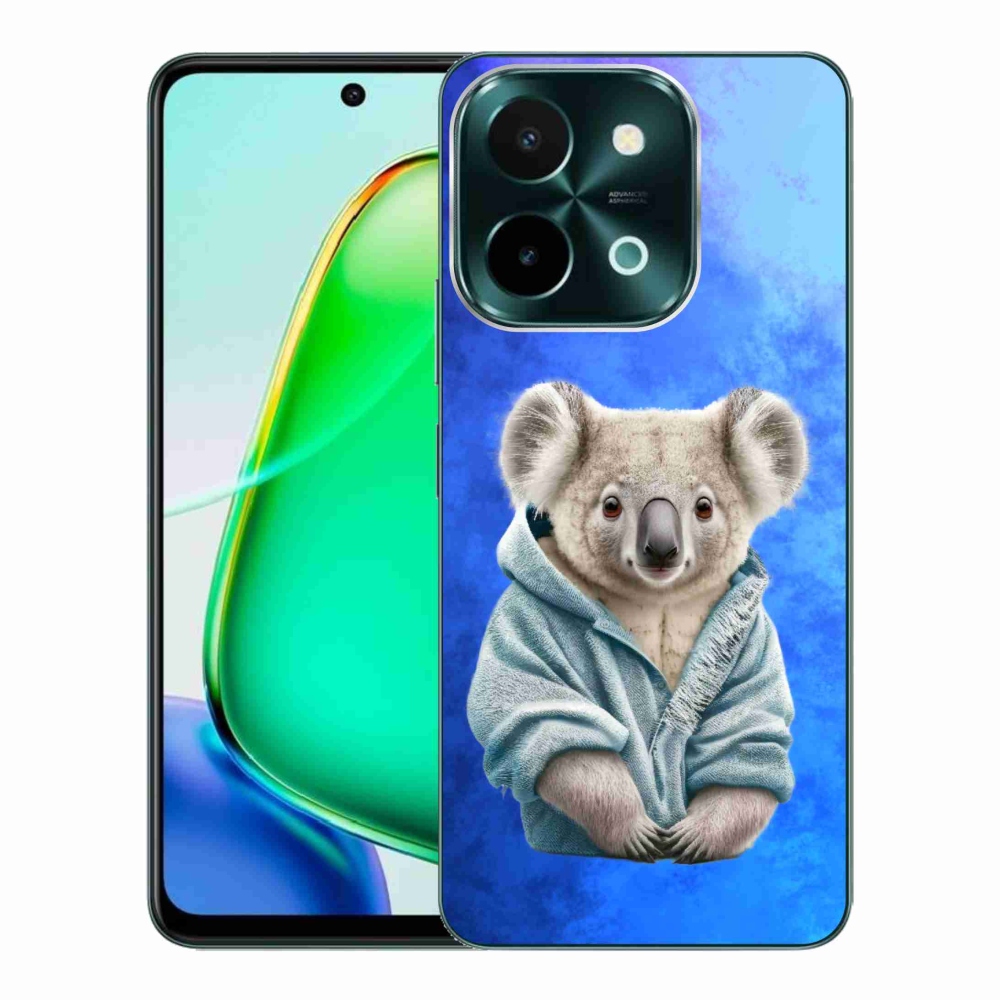 Gél borító mmCase a Vivo Y28-hoz - koala pulóverben