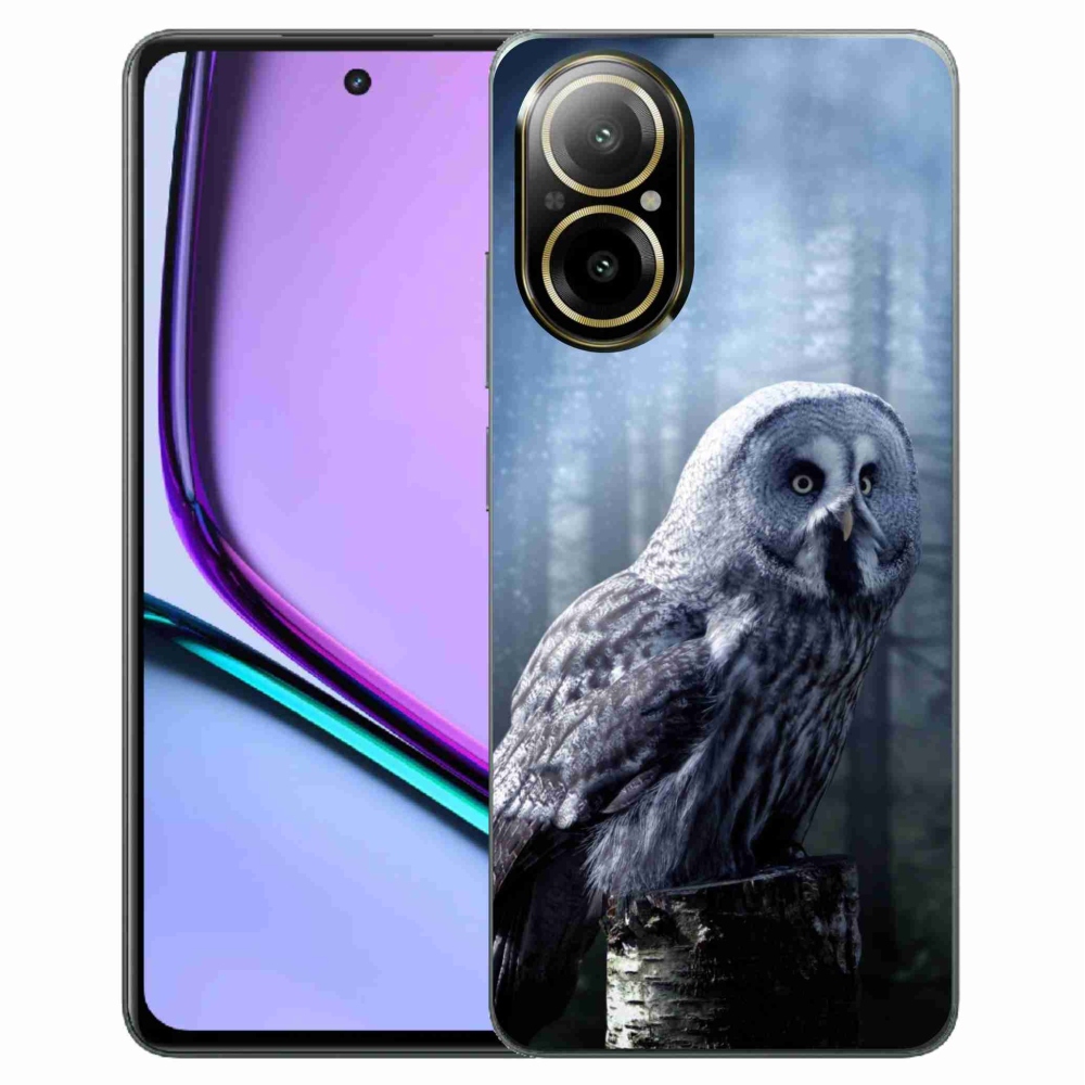 Zselés borítás mmCase a Realme C67 készülékhez - bagoly