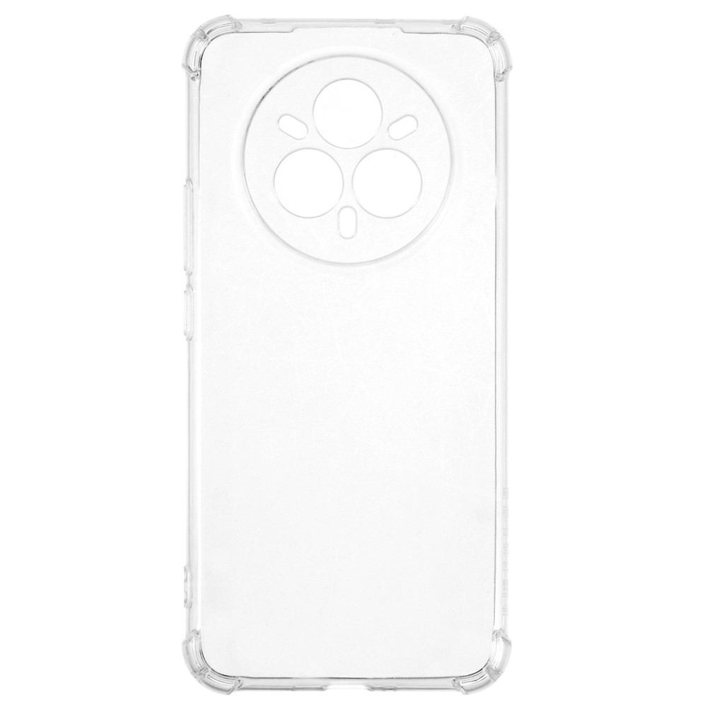 Átlátszó zselés tok megerősített sarkokkal a Realme 14 Pro+ 5G számára