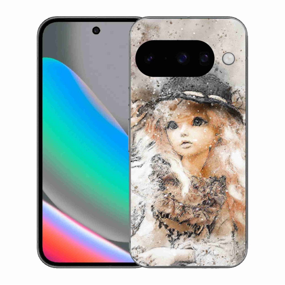 Gél borítás mmCase a Google Pixel 10 számára - kalapos lány