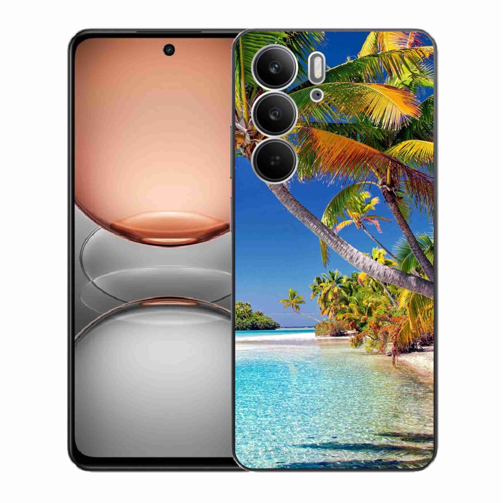 Gél borító mmCase a Realme C75 készülékhez - tengerpart