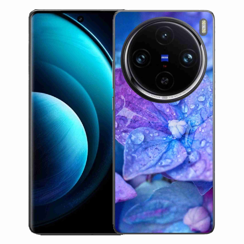 Zselés tok mmCase Vivo X100 Pro 5G - lila virág