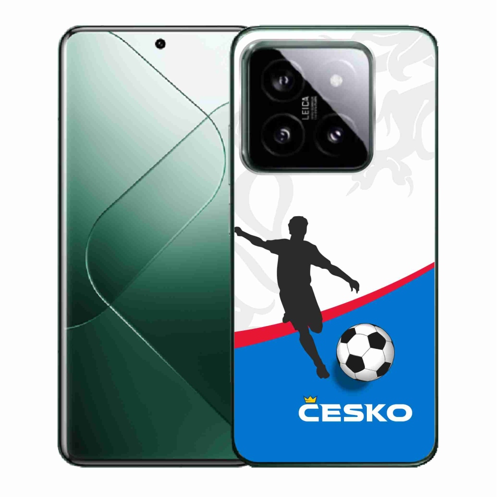 Gél borítás mmCase a Xiaomi 14 - futball Csehország 1