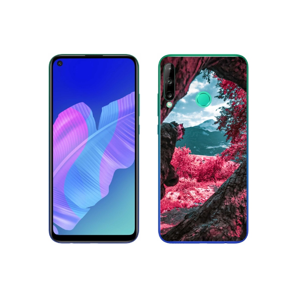 Gél borítás mmCase a Huawei P40 Lite E számára - hegyi kilátás