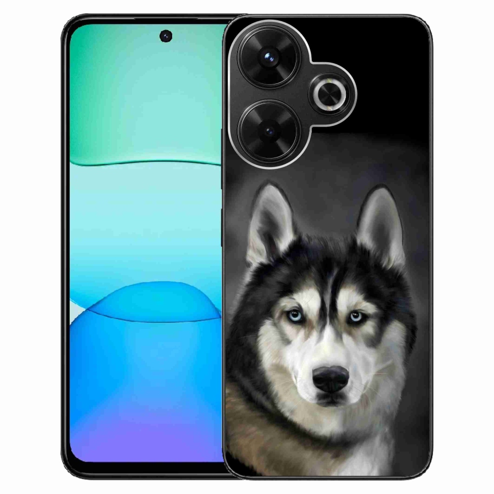 Gél tok mmCase a Xiaomi Redmi 13 4G/Poco M6 4G - husky számára