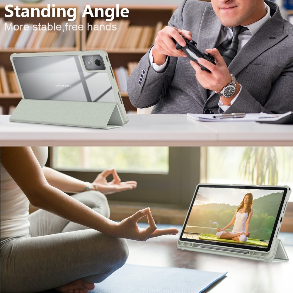 Ügyes záró tok Lenovo Tab K11 Plus táblagéphez - szürke