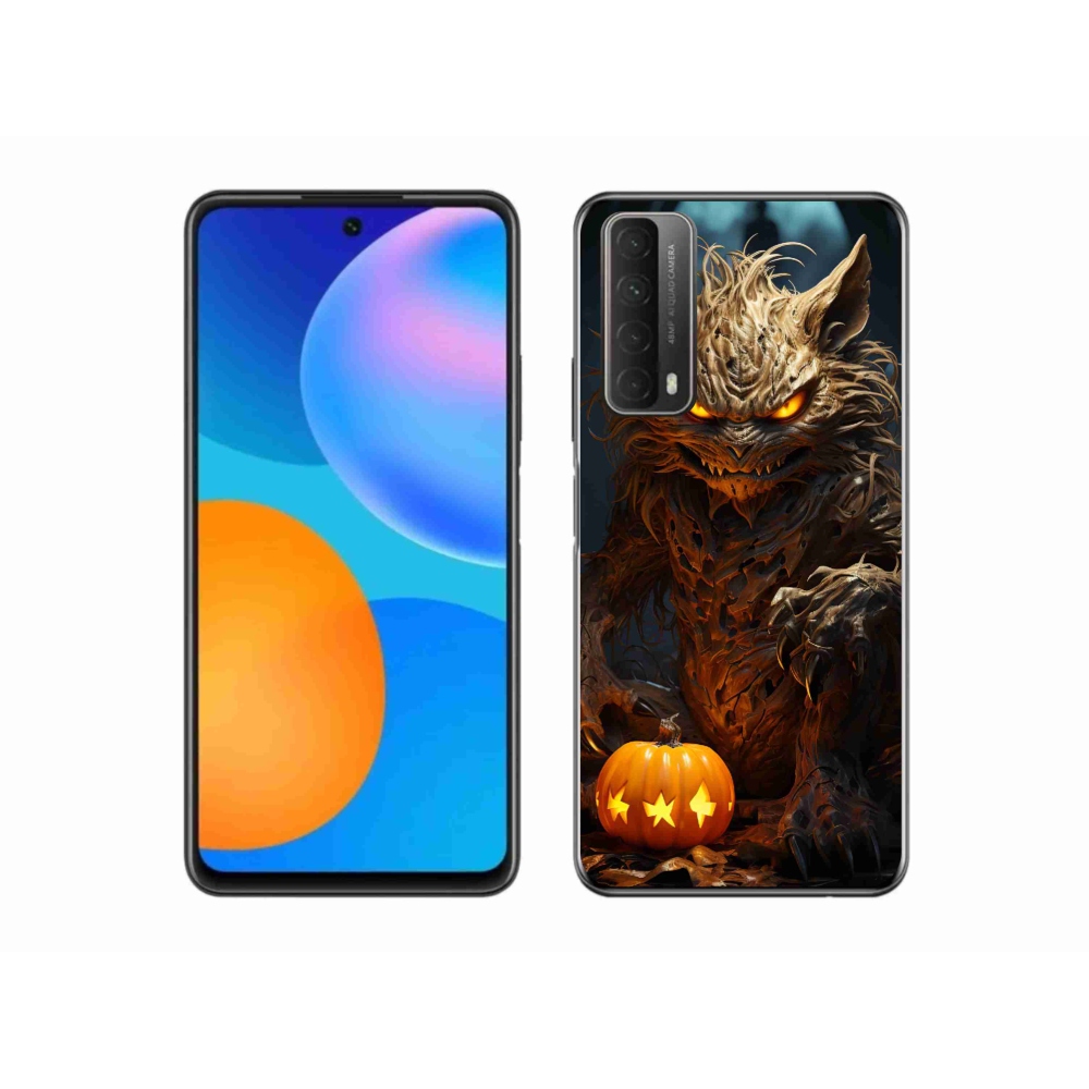 Gél borítás mmCase a Huawei P Smart (2021) - Halloween szörnyeteghez