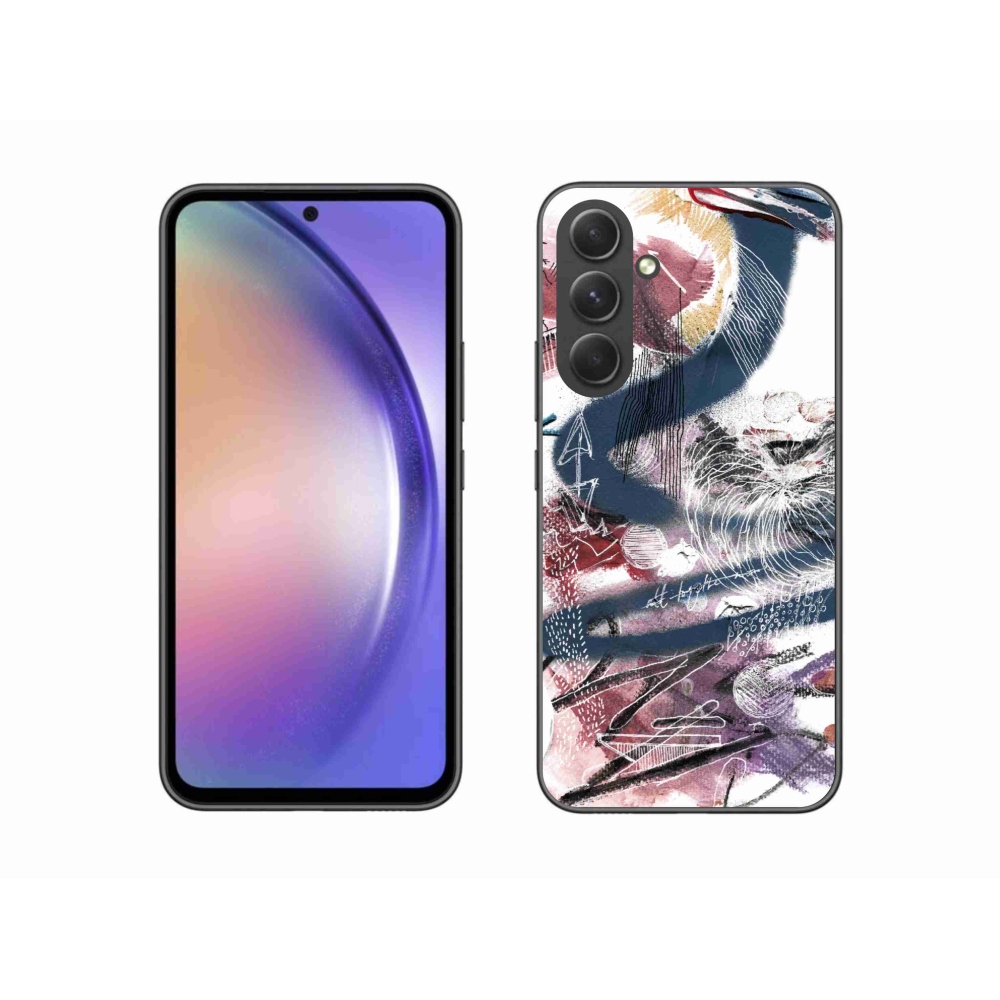 Gél borítás mmCase Samsung Galaxy A54 5G - absztrakt motívum 28