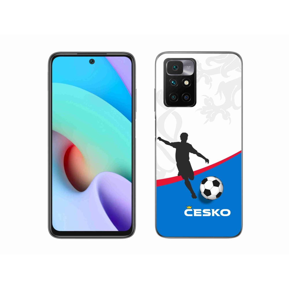 Gél borítás mmCase a Xiaomi Redmi 10/Redmi 10 (2022) - futball Csehország 1