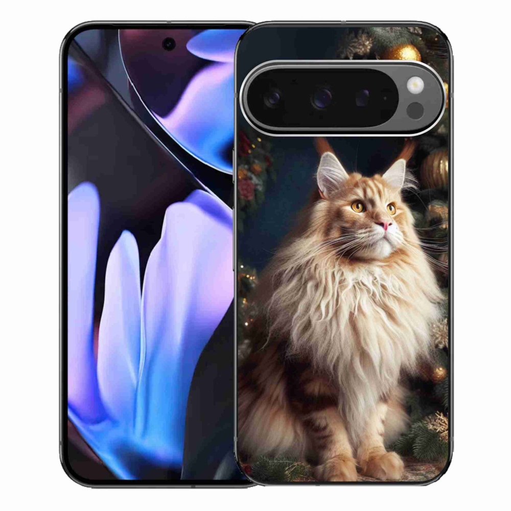 Gél borítás mmCase a Google Pixel 9 Pro XL-hez - macska a fánál