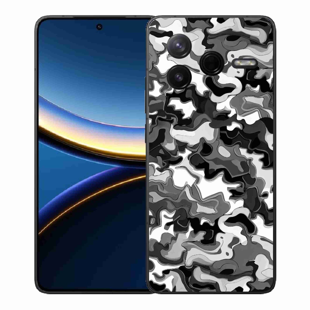 Gél borítás mmCase a Xiaomi Poco F7 Pro számára - terepszínű minta 3