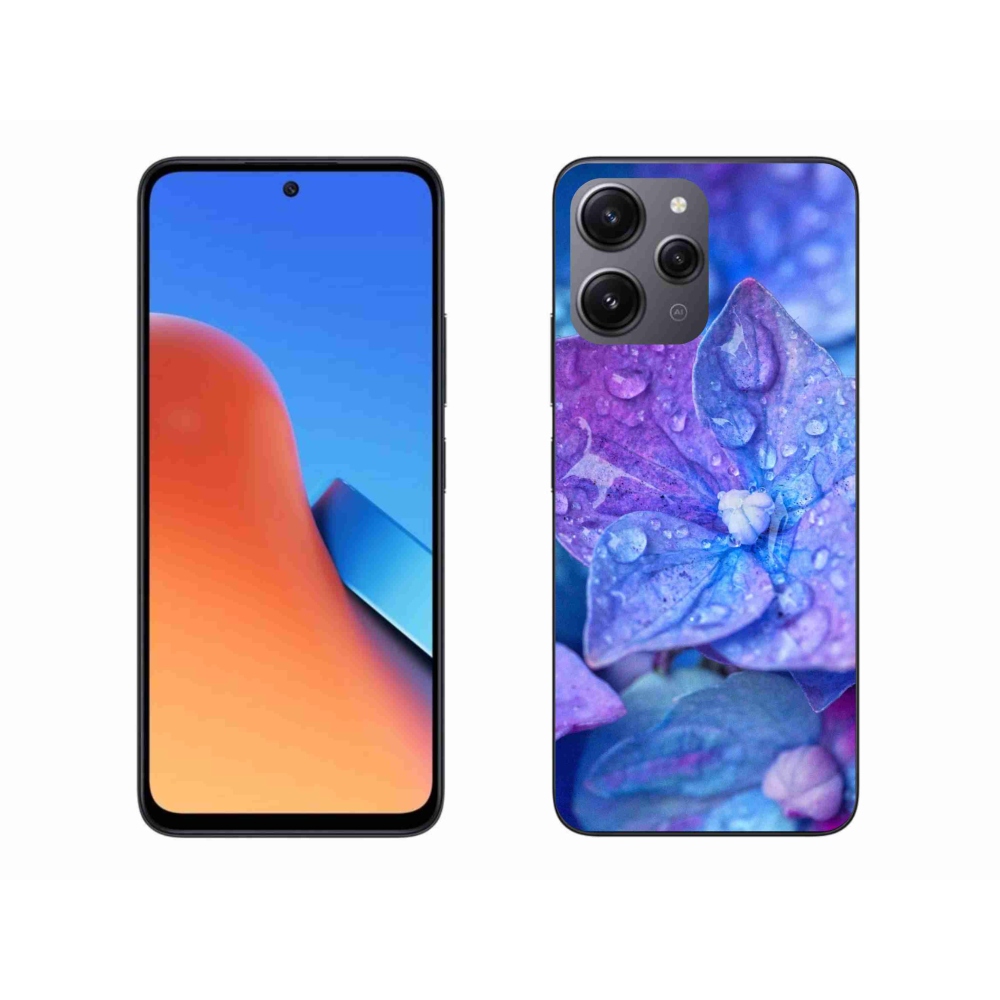 Gél borítás mmCase a Xiaomi Redmi 12-hez - lila virág